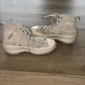 Converse Run Star Hike Platform High sneakers in the "Earthy Neutrals" size 7.5